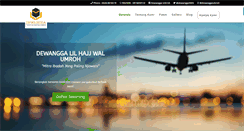 Desktop Screenshot of dewanggaumroh.com