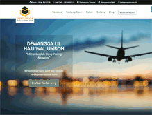 Tablet Screenshot of dewanggaumroh.com
